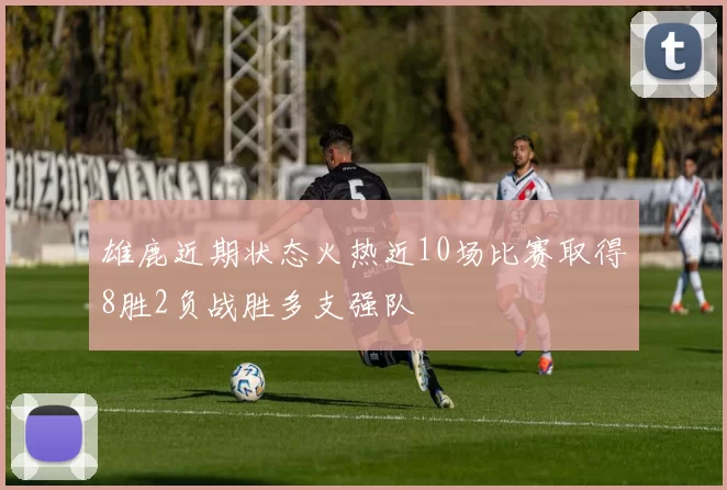 雄鹿近期状态火热近10场比赛取得8胜2负战胜多支强队